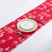 Christmas printed table runner, view 6 - MRSLM