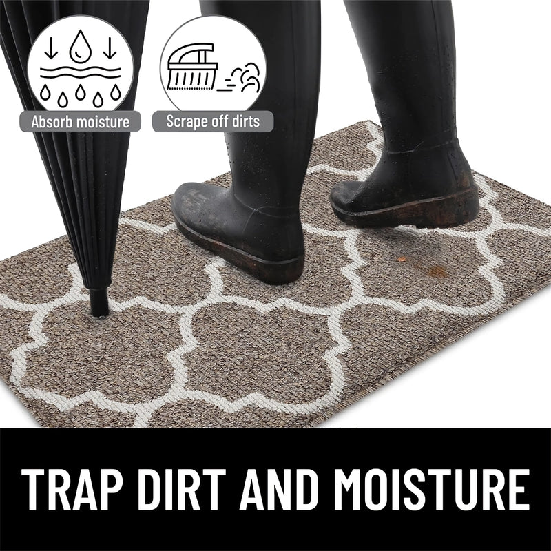 absorbent non-slip indoor doormat, view 7 - MRSLM