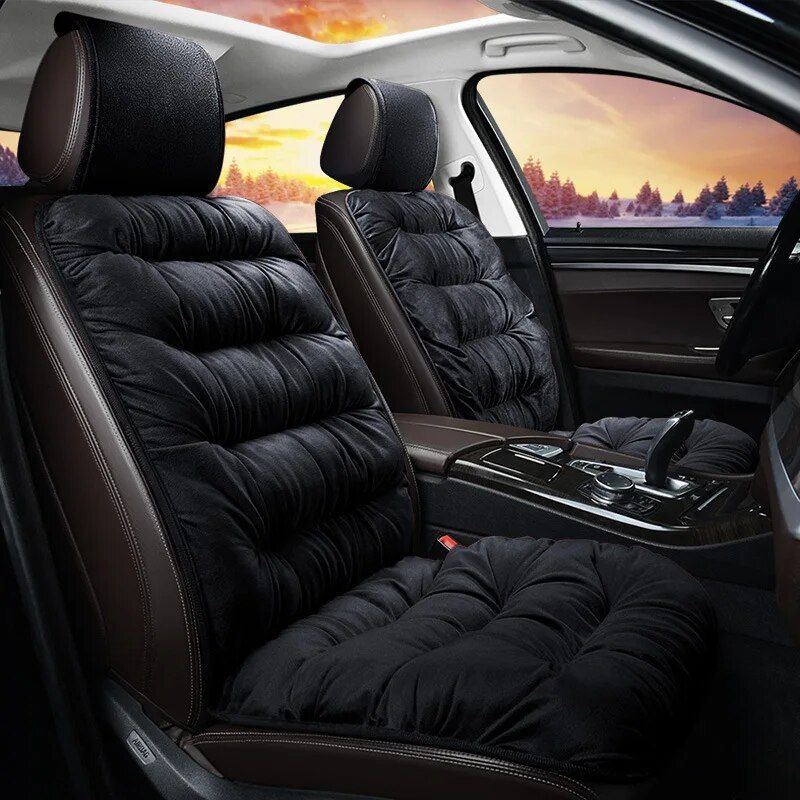 all-season plush car seat cushion, view 11 - MRSLM