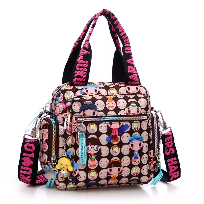 oxford cloth handbag for women, view 7 - MRSLM