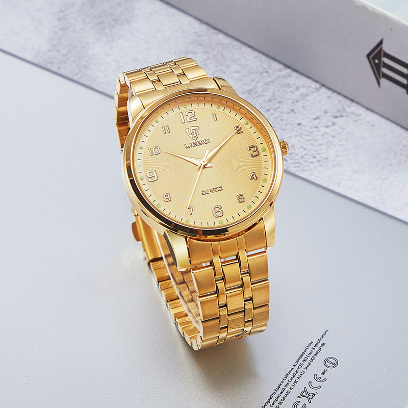 steel band couple watch, view 6 - MRSLM