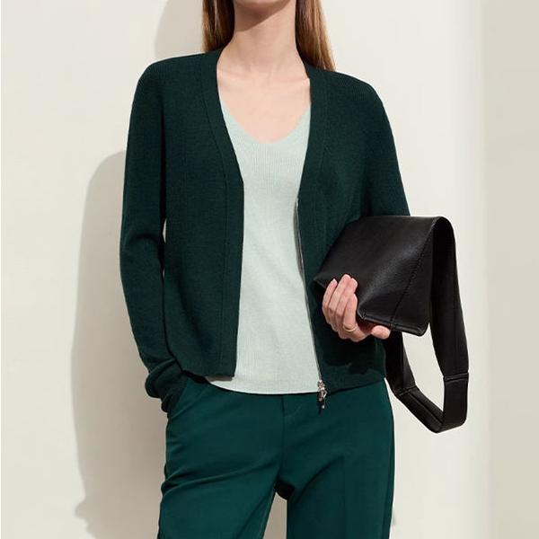 v-neck contrast color knitwear - MRSLM