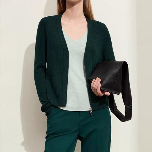 v-neck contrast color knitwear - MRSLM
