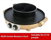 electric barbecue hot pot all-in-one pot, view 8 - MRSLM