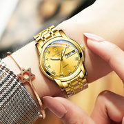 three needle steel quartz watch, view 12 - MRSLM