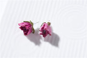 long flower earrings, view 10 - MRSLM