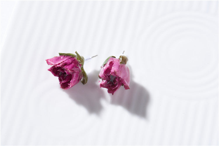 long flower earrings, view 10 - MRSLM