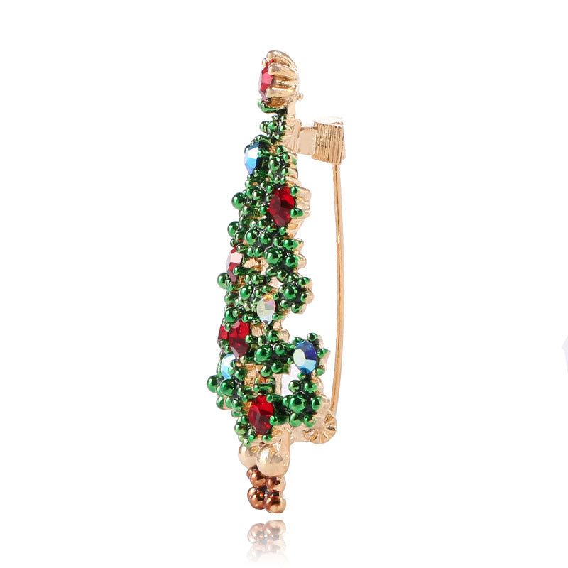 Christmas tree brooch pin, view 5 - MRSLM
