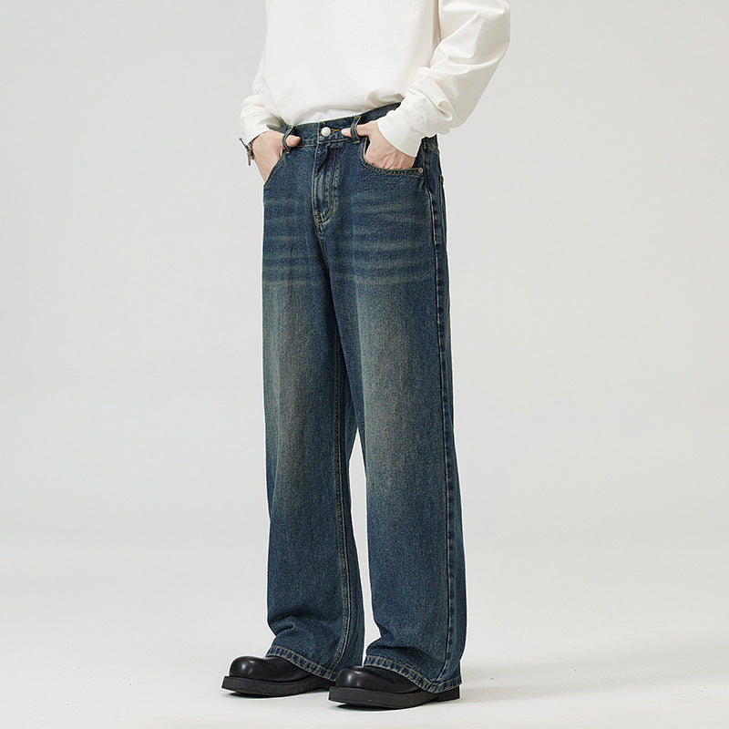 washed vintage wide-leg pants, view 6 - MRSLM