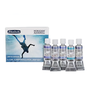 5-color tubular watercolor paint set, view 4 - MRSLM