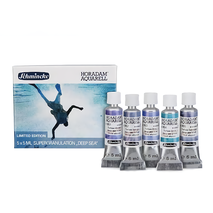 5-color tubular watercolor paint set, view 4 - MRSLM
