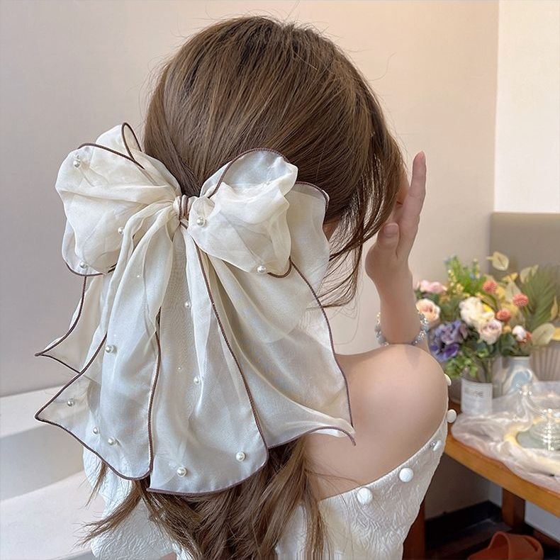 bow hair clip, view 8 - MRSLM