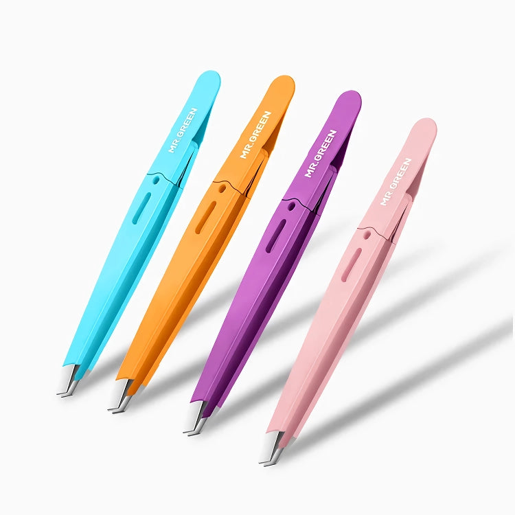 colorful stainless steel eyebrow tweezer - MRSLM
