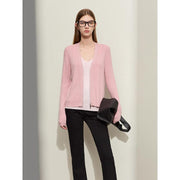 v-neck contrast color knitwear, view 7 - MRSLM