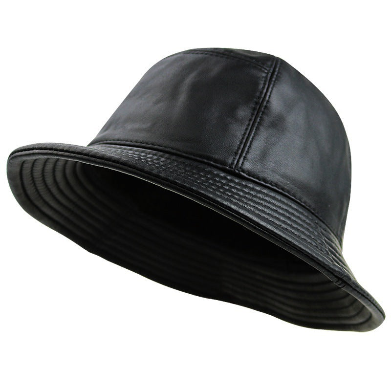 sheepskin dome bucket hat, view 2 - MRSLM