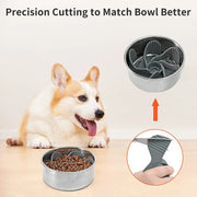 Slow feeder insert for dog bowls, view 5 - MRSLM