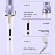 40mm water wave curling iron, view 9 - MRSLM