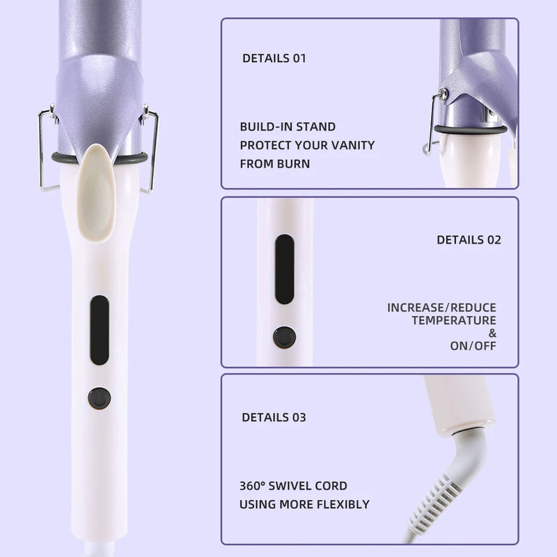 40mm water wave curling iron, view 9 - MRSLM