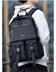 casual waterproof travel computer backpack, view 6 - MRSLM
