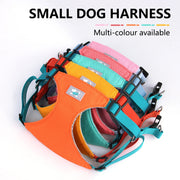 adjustable nylon dog harness and leash set, view 8 - MRSLM