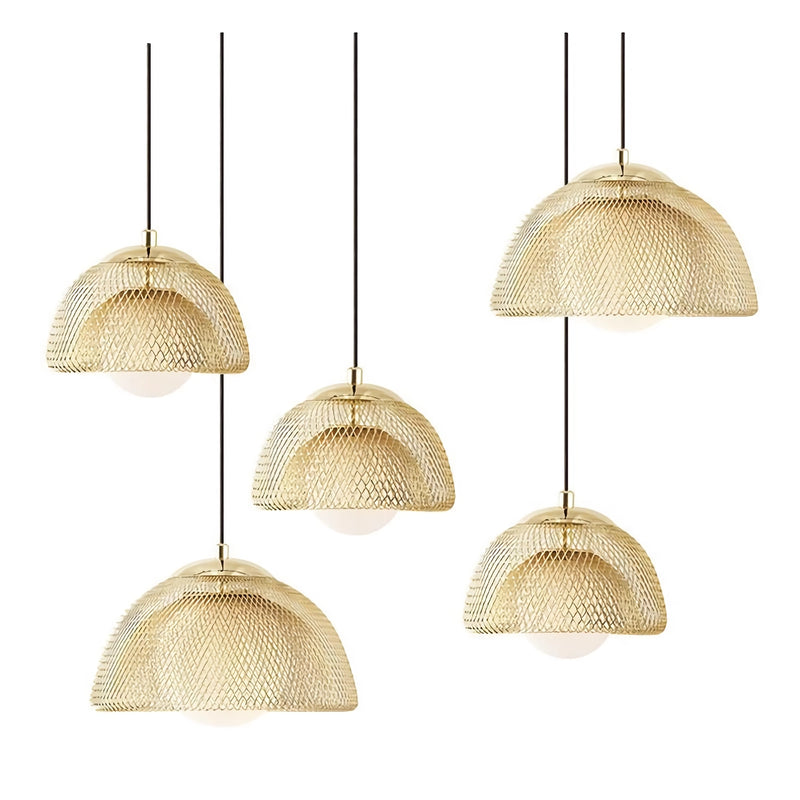 modern nordic iron led pendant light, view 8 - MRSLM