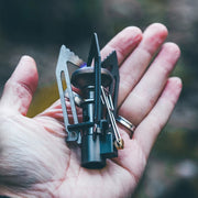 titanium ultralight mini gas stove, view 3 - MRSLM