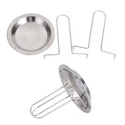Stainless steel nonstick BBQ grill plate, view 5 - MRSLM
