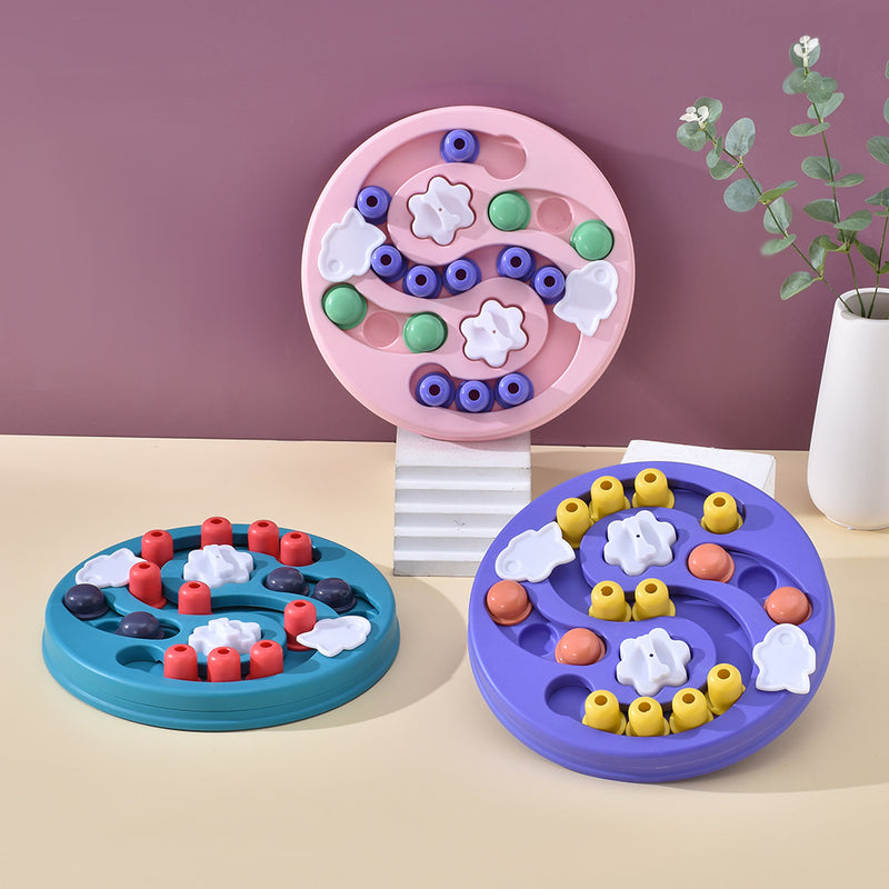 dog puzzle slow feeder bowl, view 5 - MRSLM