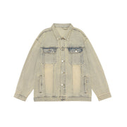 Men's washed denim jacket, view 6 - MRSLM