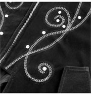 Men's gothic stand collar jacket, view 7 - MRSLM