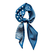silk-feel narrow scarf, view 14 - MRSLM