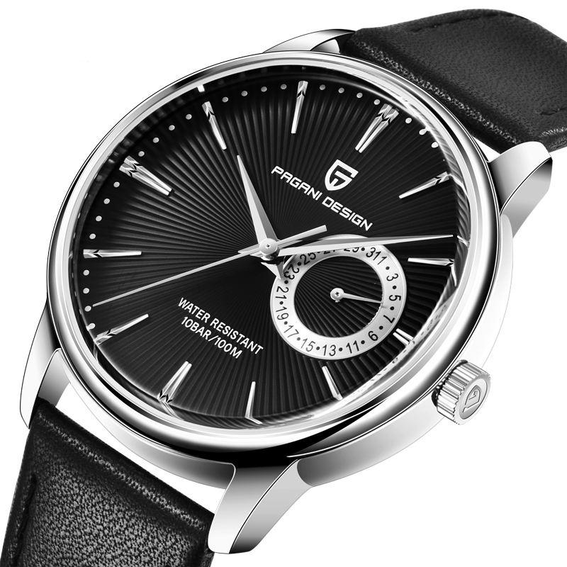 men's stainless steel quartz watch, view 11 - MRSLM