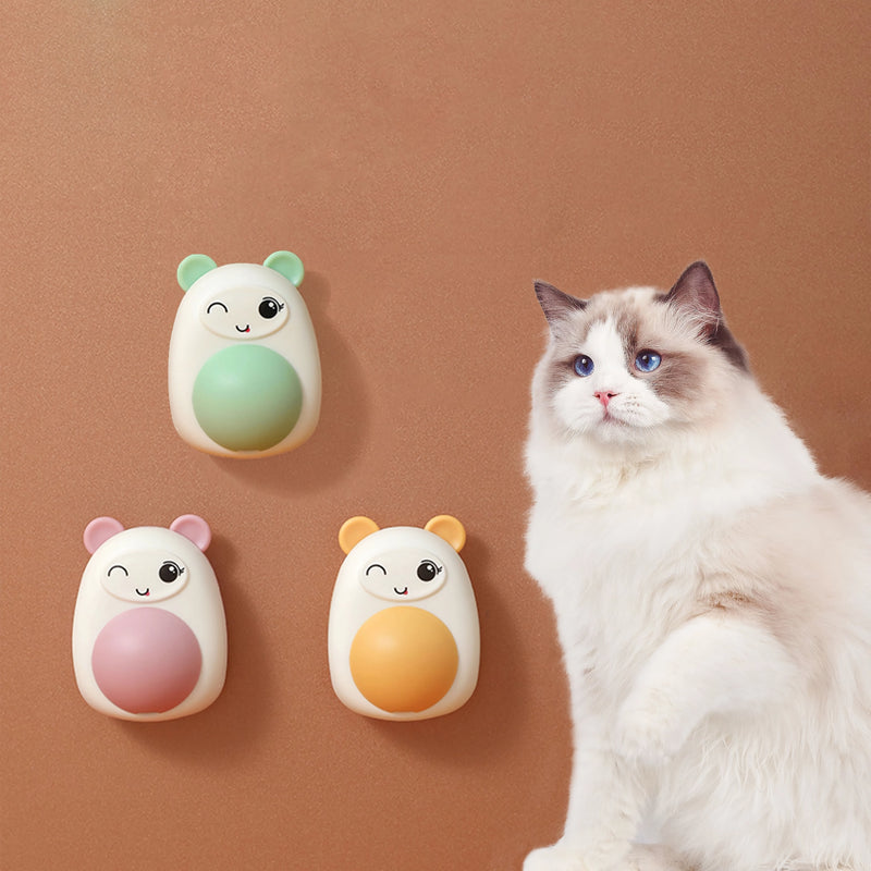 catnip wall ball toy for cats, view 9 - MRSLM