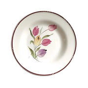 retro rose ceramic plate, view 2 - MRSLM