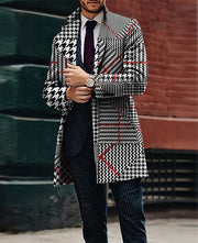 Men's slim fit suit collar coat, view 3 - MRSLM