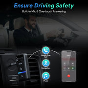 Bluetooth 5.0 car adapter with AUX, view 5 - MRSLM