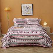 Pure cotton three-piece floral bedding set, view 6 - MRSLM