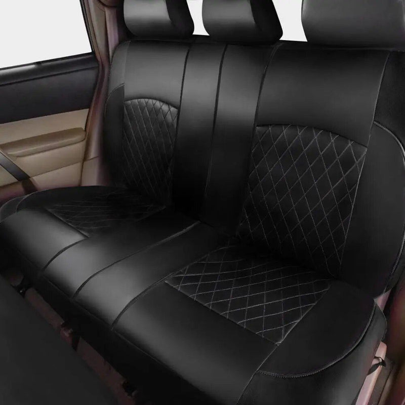 PU leather car seat cover set, view 7 - MRSLM