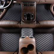 Universal leather car floor mats - MRSLM