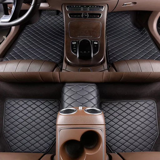 Universal leather car floor mats - MRSLM