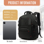 business travel laptop backpack, view 6 - MRSLM