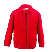 Women's faux shearling plush coat, view 2 - MRSLM