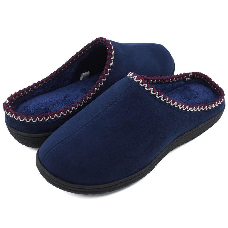 plus size men's coral fleece home slippers - MRSLM