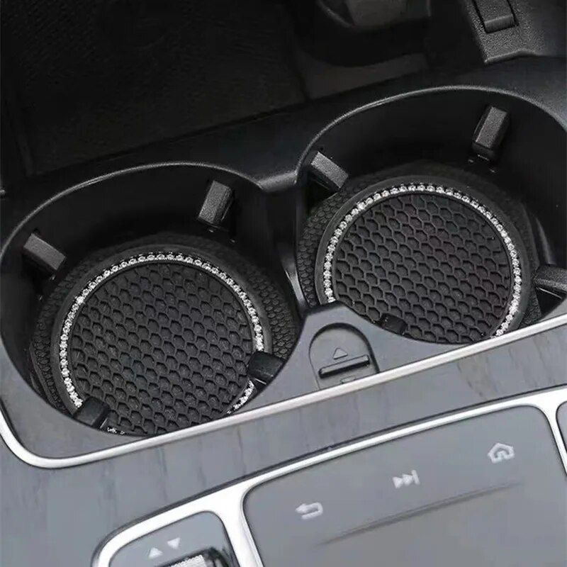 diamond car cup holder mat, view 17 - MRSLM