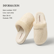 fleece-lined winter indoor slippers, view 10 - MRSLM