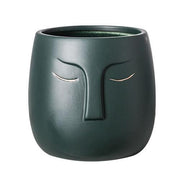 ceramic head vase, view 2 - MRSLM