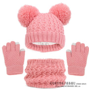 Kids' hat scarf gloves set, view 13 - MRSLM