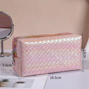 waterproof pu travel cosmetic bag, view 4 - MRSLM