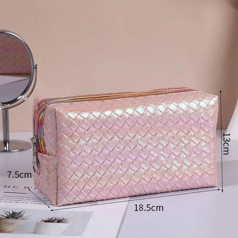 waterproof pu travel cosmetic bag, view 4 - MRSLM