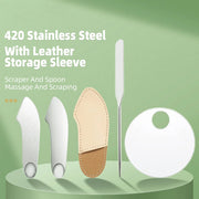 stainless steel makeup spatula set, view 3 - MRSLM